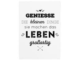 Wandtafel Holzschild Geniesse Die Kleinen Dinge Lebensfreude Spruch G