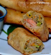 Saveurs Et Gourmandises Nems Aux Crevettes Recettes De Cuisine Recette Nems Recette Asiatique