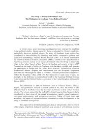 Sample concept paper concept paper: Pdf The Study Of Politics In Southeast Asia The Philippines In Southeast Asian Political Studies