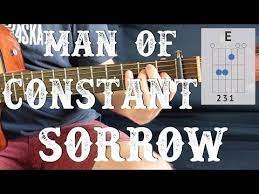 Man Of Constant Sorrow Bluesy Guitar Lesson Youtube Guitarlessons Guitar Lessons Man Of Constant Sorrow Guitar Lessons Tutorials
