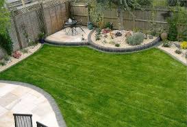 Grass Semi Circle Planters Patio Patio Garden Design Outdoor Gardens Design Circle Patio
