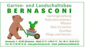 „wer einen garten hat, lebt schon im paradies schreibt die essayistin aba assa und trifft es damit wortwörtlich auf den punkt. Garten Und Landschaftsbau Bernasconi Wiesbaden Alwinenstrasse 4