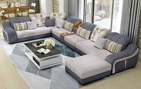 Leather l sectional sofa, created for macy's. Luxury Modern U Shaped Leather Fabric Corner Sectional Sofa Set Design Couches For Living Room Wi Living Room Sofa Design Luxury Sofa Design Corner Sofa Design