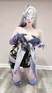 Are you ready for training with Skirk? (cosplay by bunnygirlmina) - Genshin  Porn