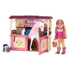 Glitter Girls Horse Stable And Accessories Set Glitter Girl Barbie Doll Accessories American Girl Doll Horse