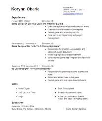 Let employers know that you mean business, with a professional cover letter. Lead Game Designer Resume July 2021