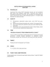 Kertas kerja audit (audit paperwork) adalah mata rantai yang menghubungkan antara catatan klien auditor dengan laporan audit. Kertas Kerja Bola Jaring 2009