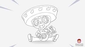 Affiliated application approved brawl brawlers brawlstars characters content draw endorsed fan how intended krow learn leon lessons policy renouncement responsible see sponsored. How To Draw Poco Super Easy With Coloring Page Brawl Stars Draw It Cute