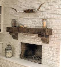 805 Woodworks On Instagram This Reclaimed Wood Beam Made For A Nice Mantle In This Beautiful Ven Reclaimed Wood Fireplace Reclaimed Wood Beams Wood Fireplace