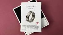 Men Women Health Tracking ECG Temperature Blood Pressure Monitoring Finger Rings Q520 Smart Rings for Health