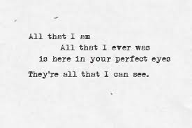 All That I Am All That I Ever Was Is Here In Your Perfect Eyes They Re All That I Can See Chasing Cars Snow Patrol Memorable Quotes Everything Lyrics