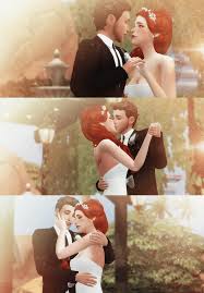 Needs andrews pose player and the teleporter mod. Love 4 Cc Finds Clumsyalienn Wedding Day Posepack Dove