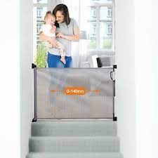 Dreambaby Retractable Mesh Safety Gate Baby Dog Pet Stair Gate 140 Cm Grey 9312742897819 Ebay