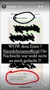 Er hatte alle nachrichten, die dem screenshot zufolge vom handy von jens lehmann stammten. Er M8ki9xz6p7m