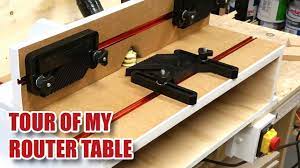A Tour Of My Awesome Router Table Using A Triton Tra001 Trb001 Youtube