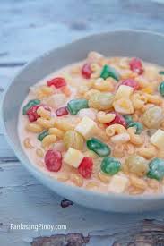 I've tried to make it dozens of times but i'm definitley missing ingredients. Macaroni Fruit Salad Panlasang Pinoy