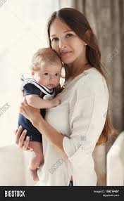 The best sign that you should look out for is most probably how your baby's hair is growing. Portrait Mother Child Image Photo Free Trial Bigstock