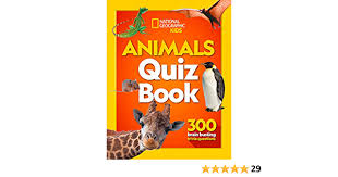 Besides humans, what is the only primate capable of having blue eyes? Animals Quiz Book 300 Brain Busting Trivia Questions National Geographic Kids National Geographic Kids Amazon Es Libros