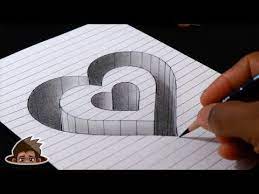 Posted on may 13, 2021 author admin. How To Draw A Heart Shape Hole Effect Corazon En 3d Youtube Pencil Drawings Easy Drawings Easy Drawings