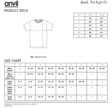 Anvil 980 Size Chart Www Bedowntowndaytona Com
