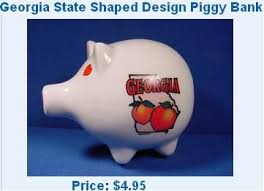 Collect The Piggy Banks State Designs A Grade White Porcelain That Available Size Is 3 Inch Long By 3 Inches High And Ac Piggy Bank White Porcelain Design