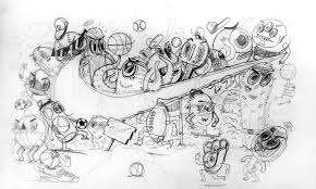 Tshirt Art For Nike Usa On Behance Art Tshirt Art Art Sketches