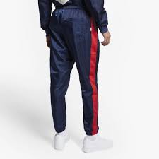 Nike Sportswear Track Pants Blue Red Stripe Ar1628 492 Loose Fit Straight Size L 883212138477 Nike Clothing Air Blue Sportiptop