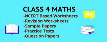 Your fourth graders will love these free math worksheets. Class 4 Maths Ncert Based Worksheets Sample Question Papers Class 4 Maths Sample Question Paper Question Paper