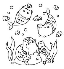Pusheen cat was created in 2010 by claire belton and andrew duff. 20 Free Pusheen Coloring Pages To Print