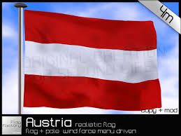 Die flagge österreichs wurde 1918 eingeführt. Second Life Marketplace Austria Flag Austrian Osterreich Copy Mod