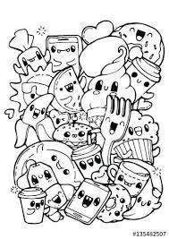 25 hand drawn cute christmas doodles to color! Color Cute Color Doodle Art Coloromatic