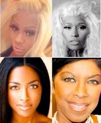 Blac Chyna Vs Nicki Minaj Blac Chyna Nicki Minaj Kenya Moore Natalie Cole Natalie Cole Kenya Moore Nicki Minaj