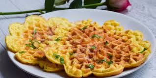 Nur 3 Zutaten Super Leckere Low Carb Kase Schinken Waffeln Rezept Low Carb Waffeln Lecker Rezepte