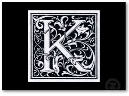 Decorative Letter K Letter K Decorative Letters Lettering