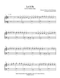 If you are a piano player who enjoys reading music notes, you can find free sheet music to this song at: Let It Be By The Beatles Piano Sheet Music Rookie Level Piano Sheet Music Sheet Music Keyboard Sheet Music