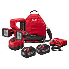 J Harlen Co Milwaukee M18 Utility Bucket Light 2 Battery Kit