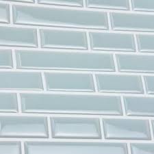 Wall Pops Blue Sea Glass Peel Stick Backsplash Tiles Nh2361 The Home Depot Peel Stick Backsplash Stick On Tiles Stick Tile Backsplash