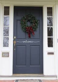 Dark blue front door colors. 60 Beautiful Door Decorating Ideas Page 19 Of 63 Lovein Home Painted Front Doors House Front Door Blue Front Door