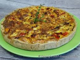 Cuisine En Folie Quiche Sans Gluten Farine De Sarrasin De Riz Et Origan Saumon Courgette Et Poivron Rouge Sansglute Quiche Sans Gluten Quiche Alimentation