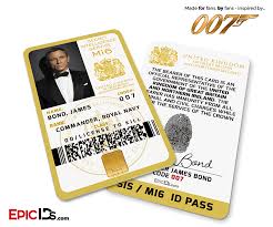 The secret intelligence service (sis), commonly known as mi6, is the foreign intelligence service of the united kingdom, tasked mainly with the covert overseas collection and analysis of human. James Bond 007 Inspired Daniel Craig Secret Intelligence Service Id James Bond James Bond Movie Posters James Bond Gadgets