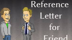Reference letter for a … Character Reference Letter For Friend Free Letters