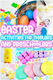 Take a peek below and get ready for some colorful easter fun this spring. 25 Fun Easter Activities For Toddlers Preschoolers Messy Little Monster