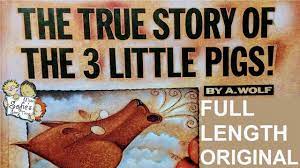 The True Story Of The 3 Little Pigs Children S Books Read Along Aloud As Told To Jon Scieszka Youtube