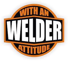 Welder With An Attitude Hard Hat Sticker Helmet Decal Vinyl Label Welding Weld Rod Sparky By Duradecals O Hard Hat Stickers Hard Hat Decals Helmet Stickers