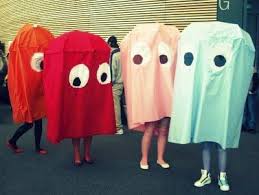 Diy pacman halloween costume with detailed step by step instructions. Ghost From Pacman Costume