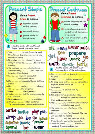 Present Simple Vs Present Continuous Exercises Intermediate Level Pdf Present Simple And Present Continuous Worksheet You Can Do The Exercises Online Grammar For Kids Present Continuous Worksheet English As A Second Language
