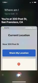 More images for how far is san francisco from my location » Lost Ask Siri Where Am I To Get Your Current Location On Iphone Osxdaily