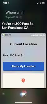 More images for how far is san francisco from my location » Lost Ask Siri Where Am I To Get Your Current Location On Iphone Osxdaily