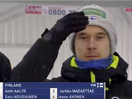 Janne ahonen oprócz fińskiego, biegle włada językiem angielskim oraz szwedzkim. Winter Olympics Finland Ski Jumping Funny Charming Team Gif Insider