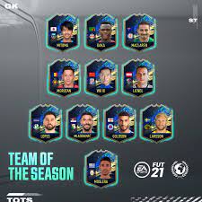 It shows all personal information about the players, including age, nationality, contract duration and current market value. Fifa 21 Team Of The Season Announced